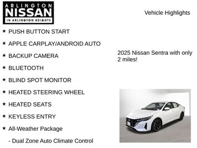 2025 Nissan Sentra SV
