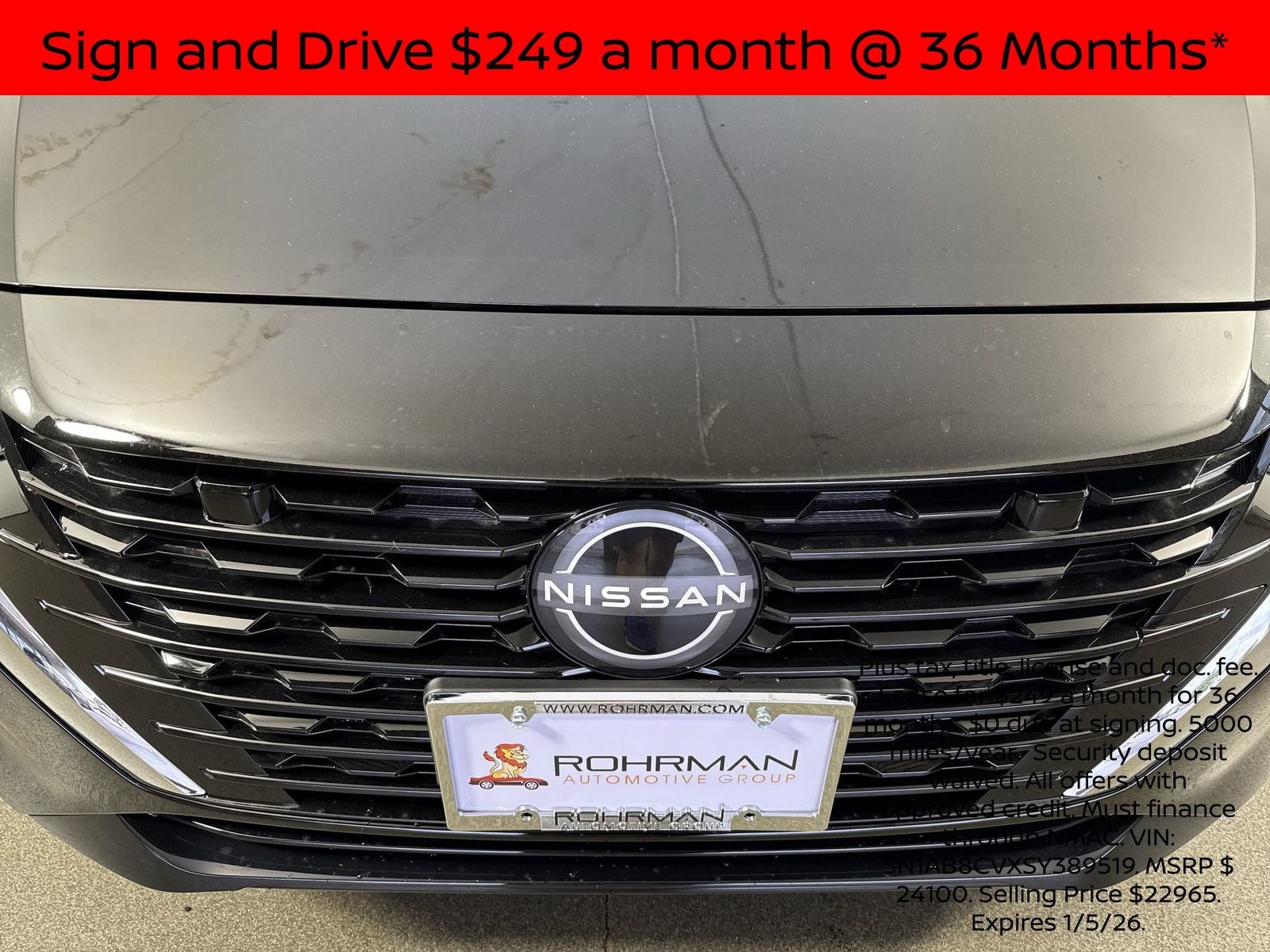 2025 Nissan Sentra SV