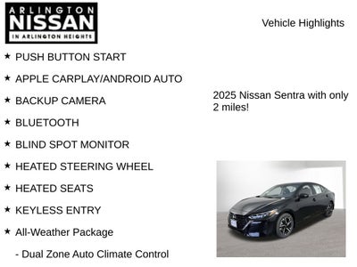 2025 Nissan Sentra SV