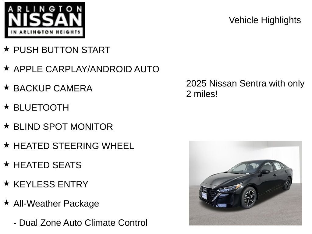 2025 Nissan Sentra SV