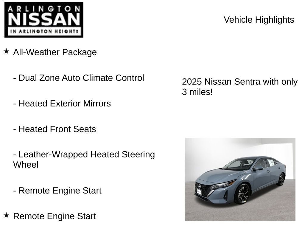 2025 Nissan Sentra SV