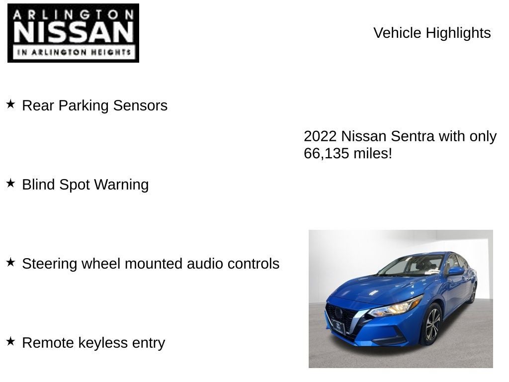 2022 Nissan Sentra SV
