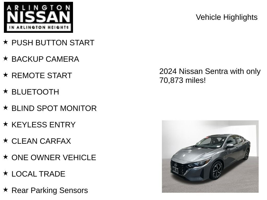 2024 Nissan Sentra SV