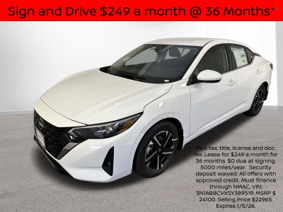 2025 Nissan Sentra SV