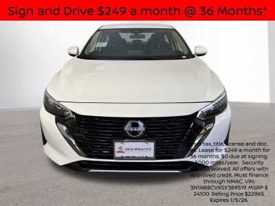 2025 Nissan Sentra SV