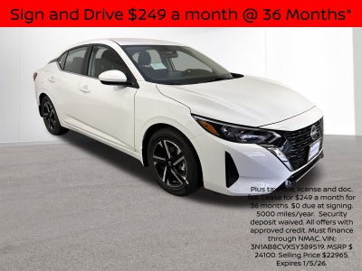 2025 Nissan Sentra SV