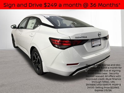 2025 Nissan Sentra SV