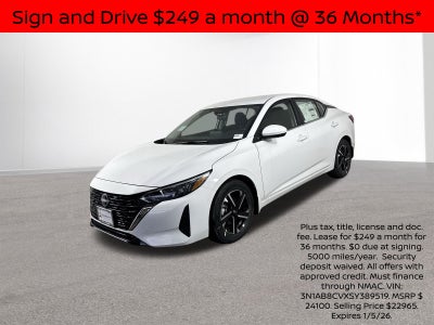 2025 Nissan Sentra SV