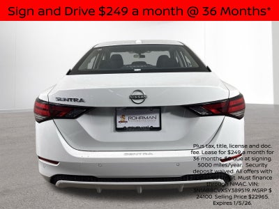 2025 Nissan Sentra SV