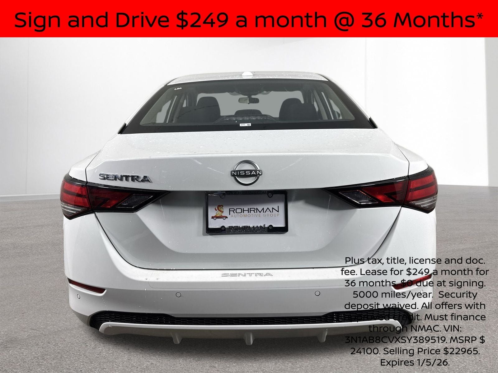 2025 Nissan Sentra SV