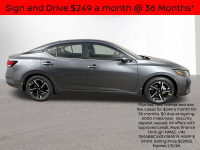 2025 Nissan Sentra SV