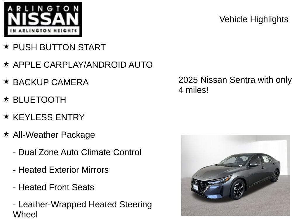 2025 Nissan Sentra SV