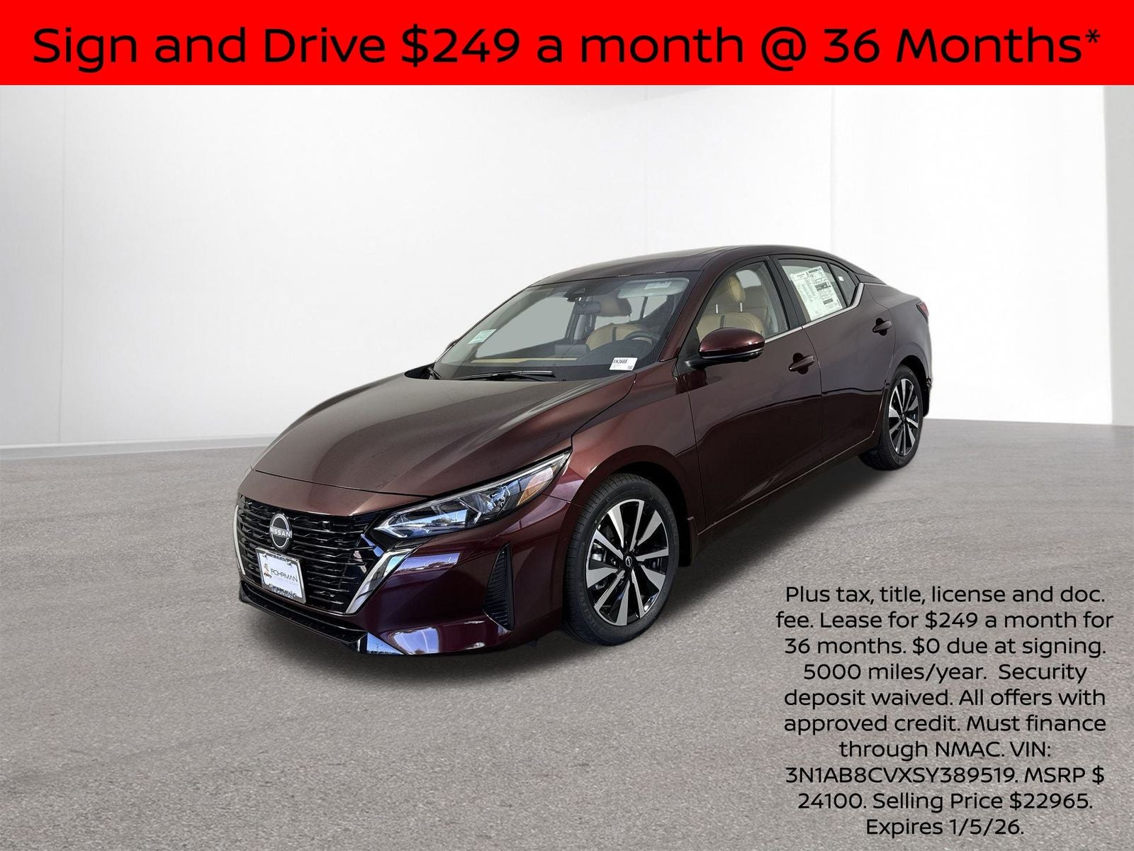 2025 Nissan Sentra SV