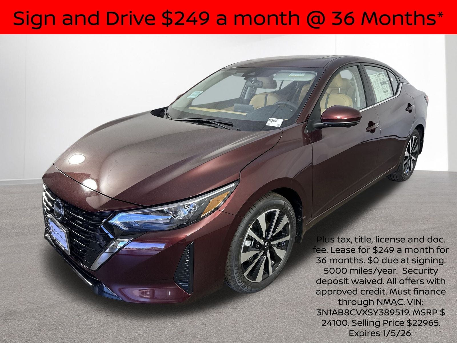 2025 Nissan Sentra SV