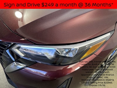 2025 Nissan Sentra SV