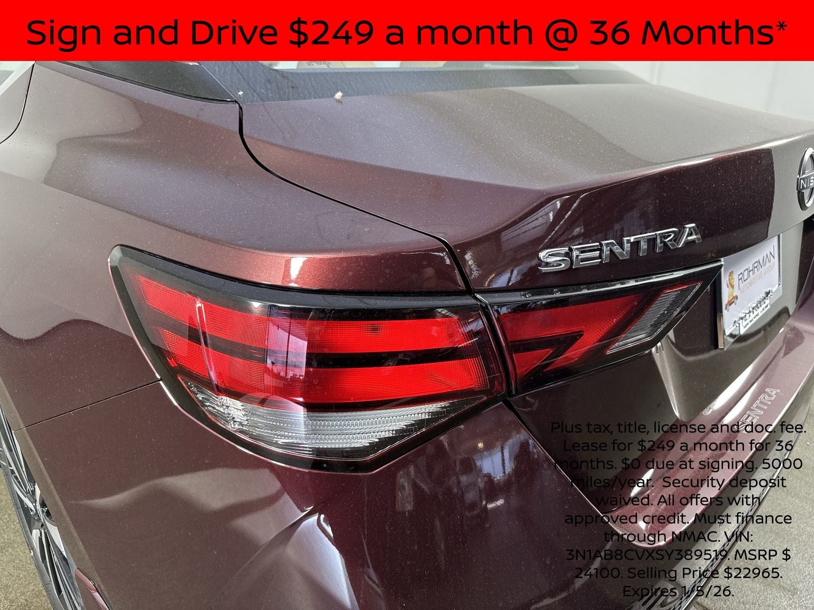 2025 Nissan Sentra SV