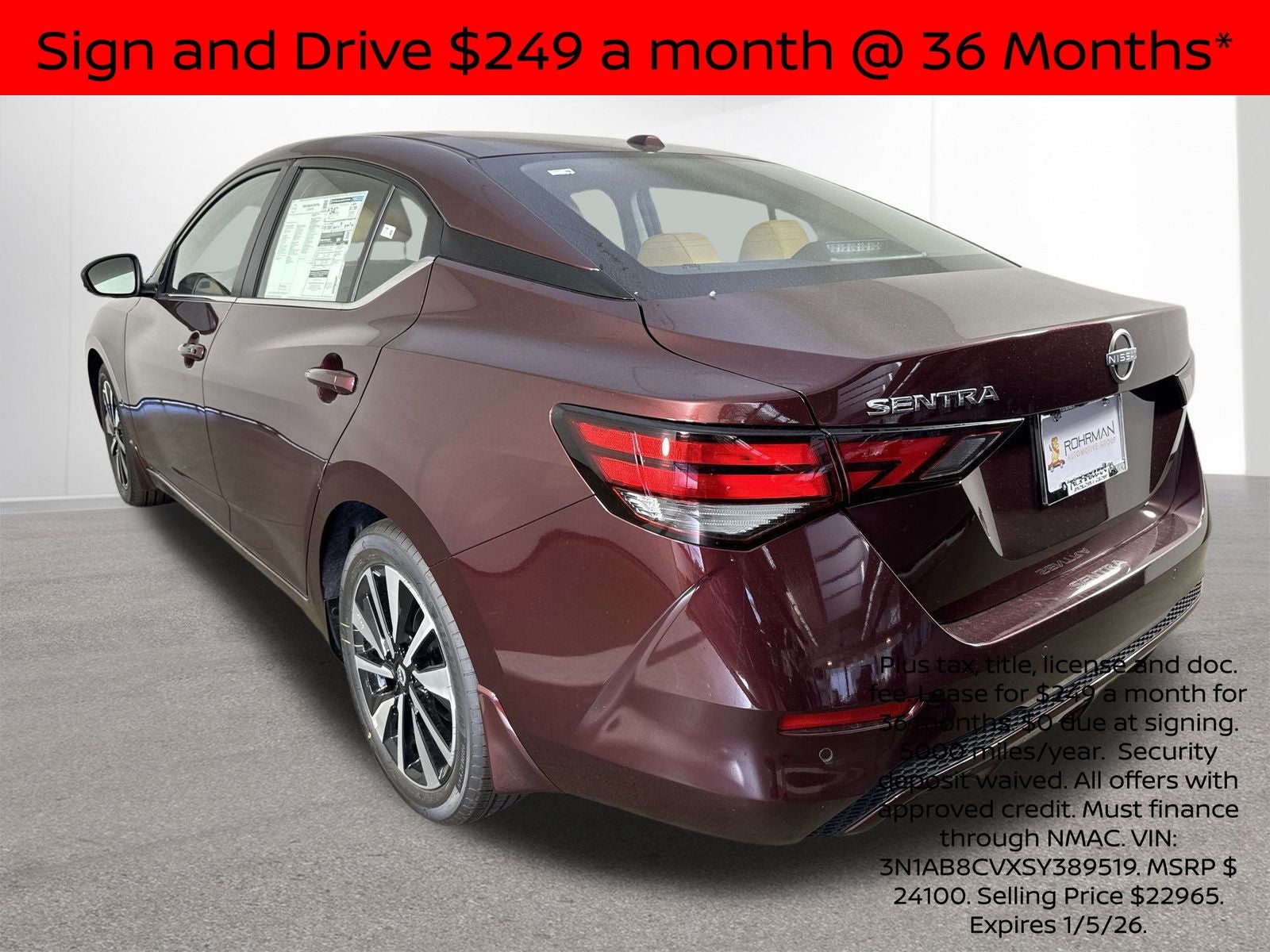 2025 Nissan Sentra SV