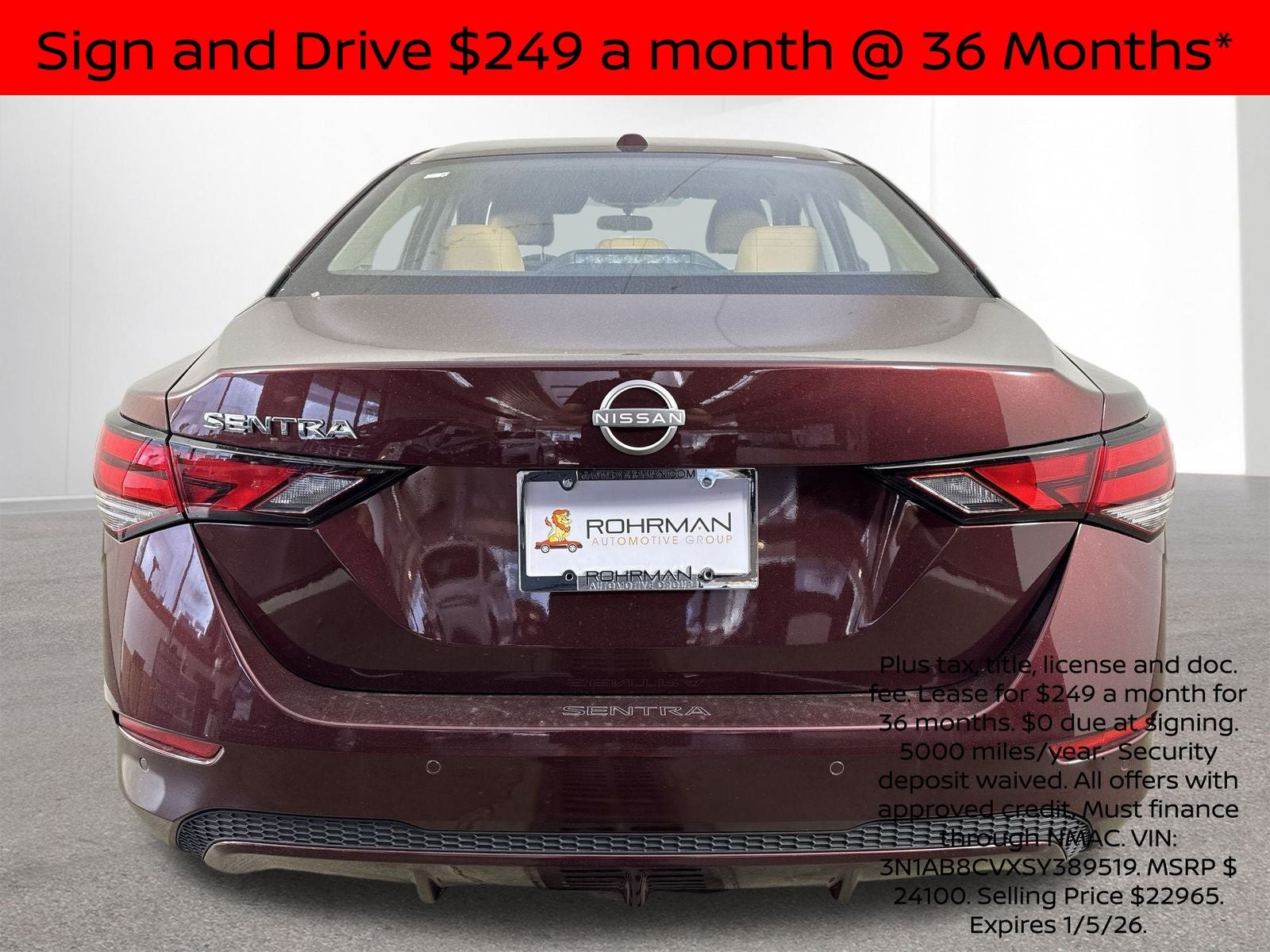 2025 Nissan Sentra SV