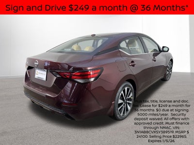 2025 Nissan Sentra SV