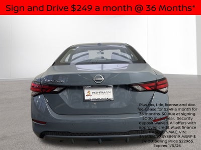 2025 Nissan Sentra SV