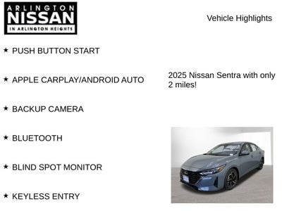 2025 Nissan Sentra SV