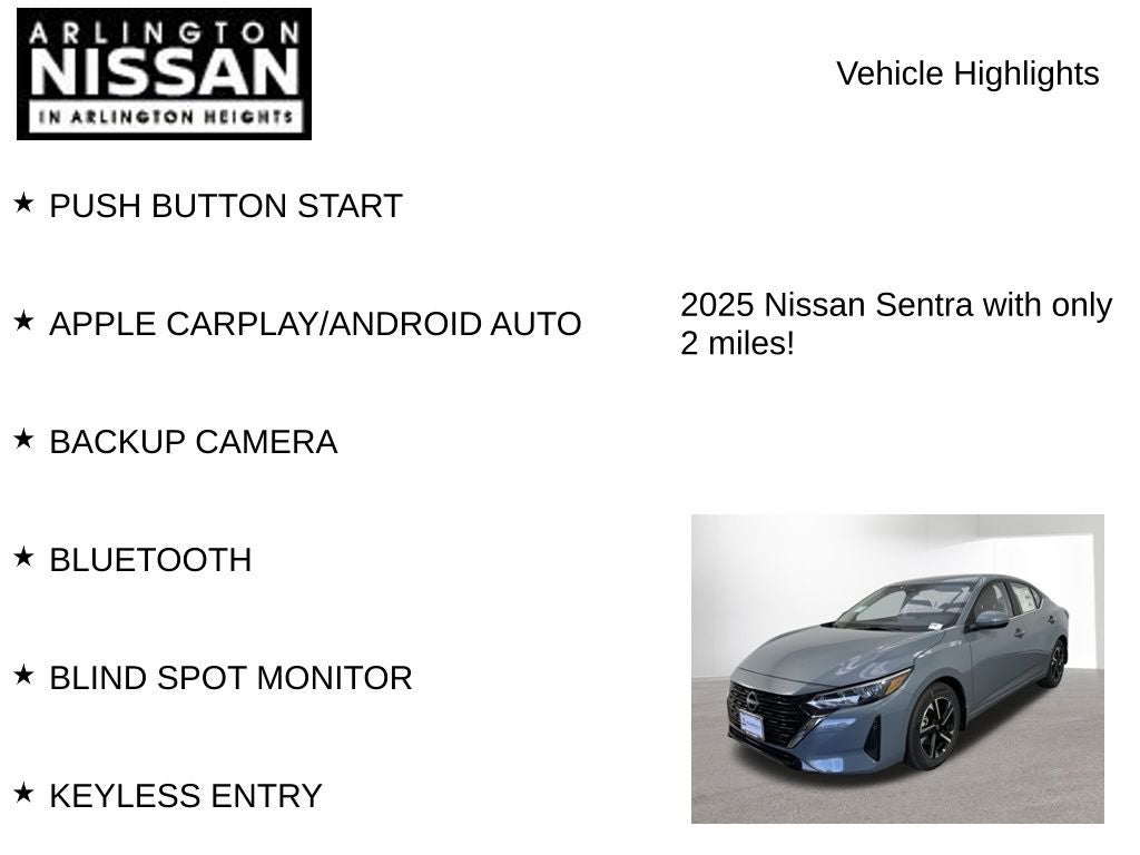 2025 Nissan Sentra SV