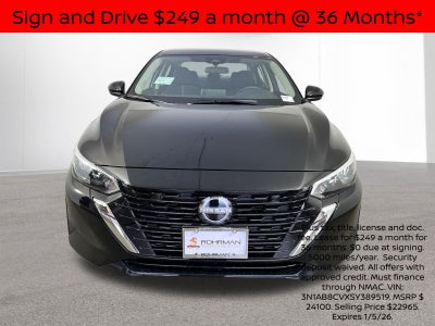 2025 Nissan Sentra SV