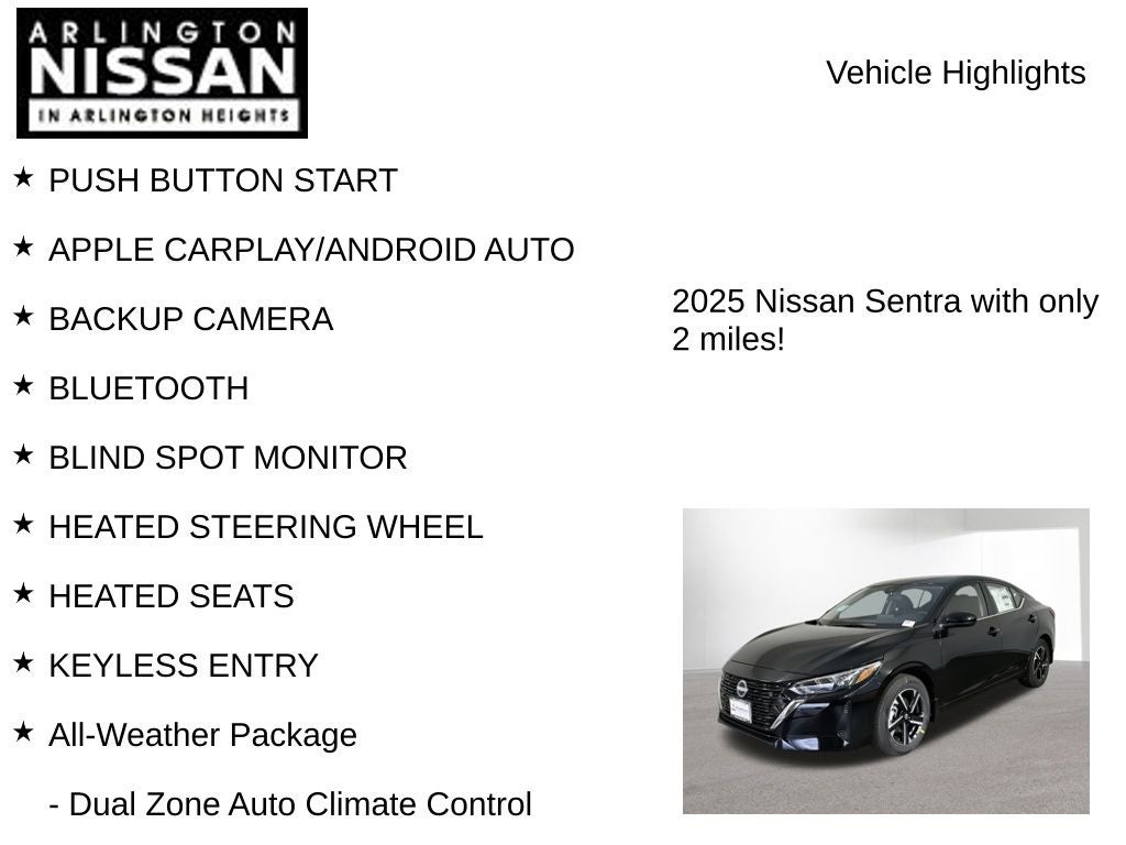 2025 Nissan Sentra SV