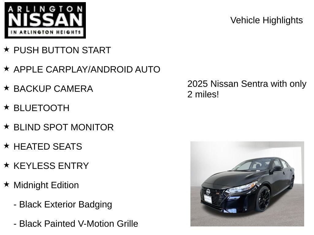 2025 Nissan Sentra SR