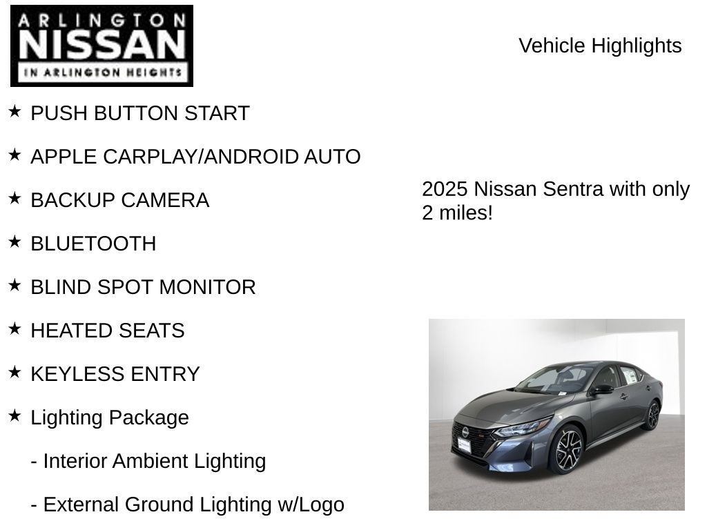 2025 Nissan Sentra SR