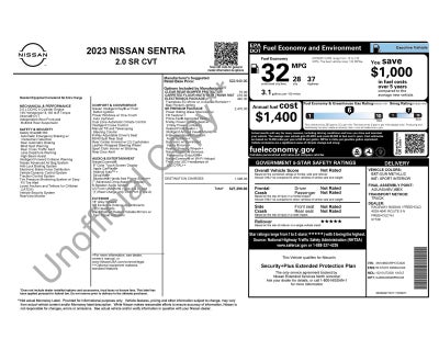2023 Nissan Sentra SR Premium