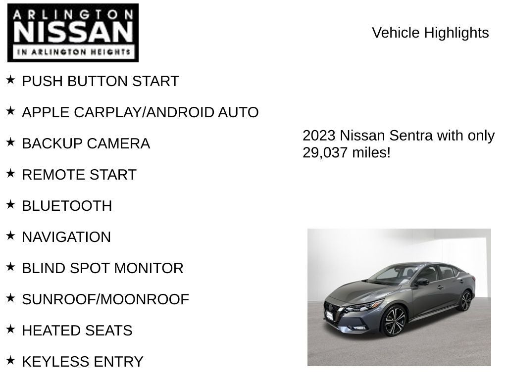 2023 Nissan Sentra SR Premium