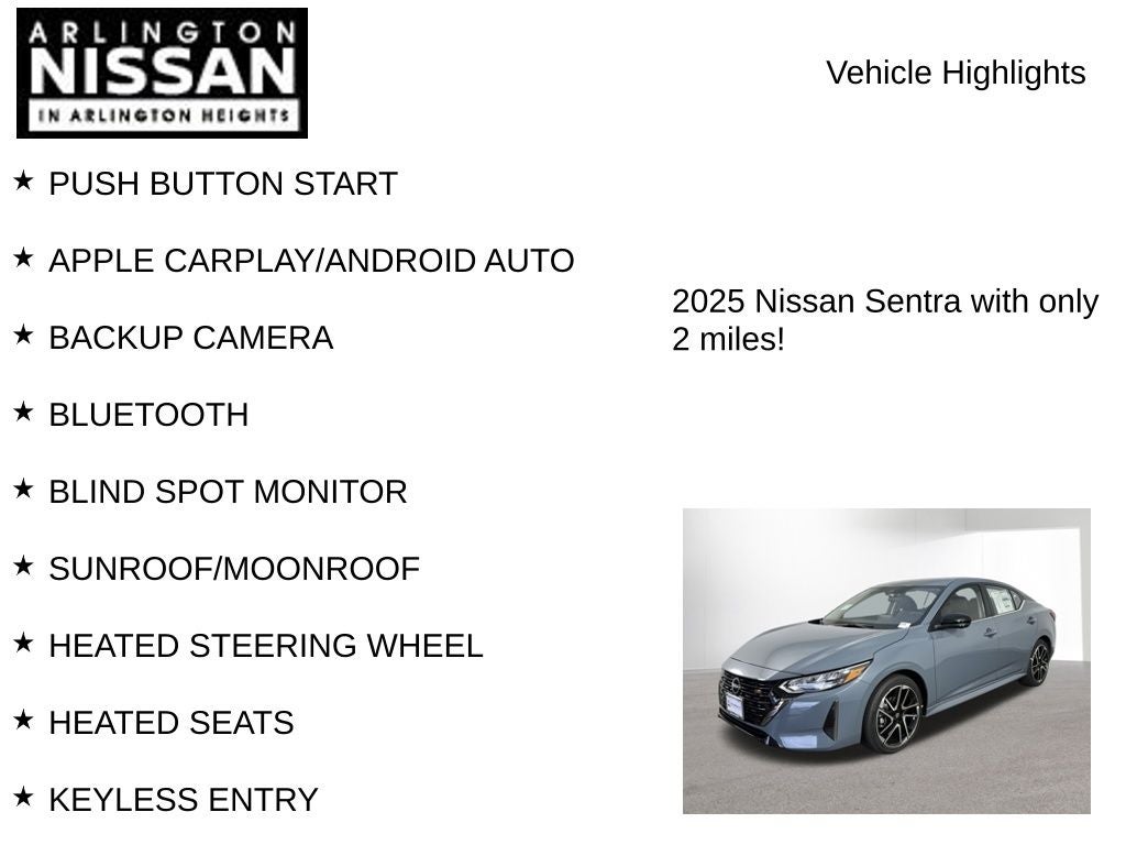 2025 Nissan Sentra SR
