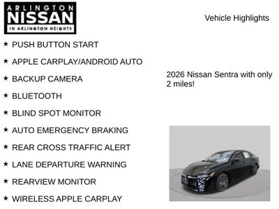 2026 Nissan Sentra S