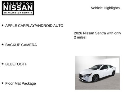 2026 Nissan Sentra S