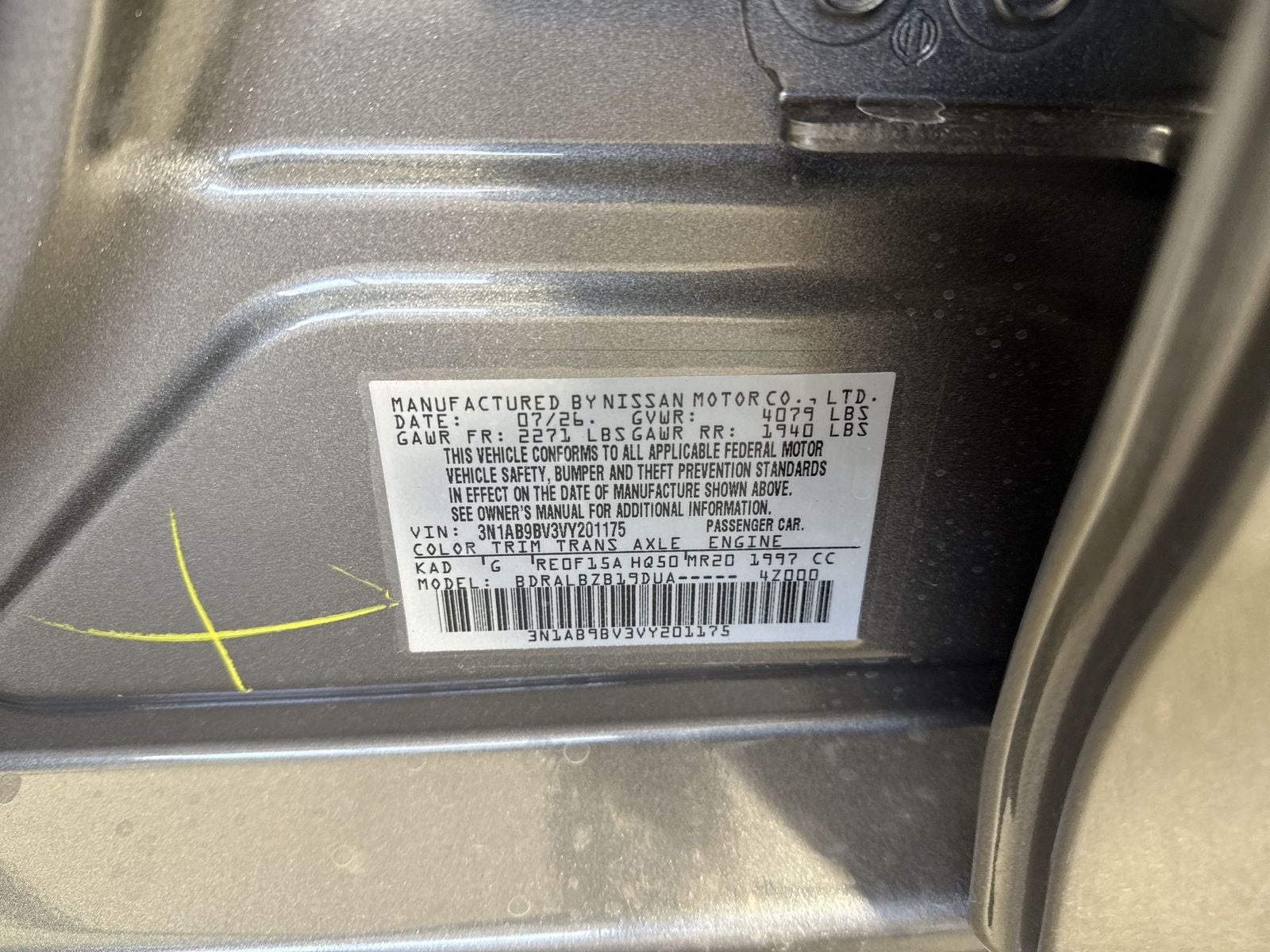 2027 Nissan Sentra S