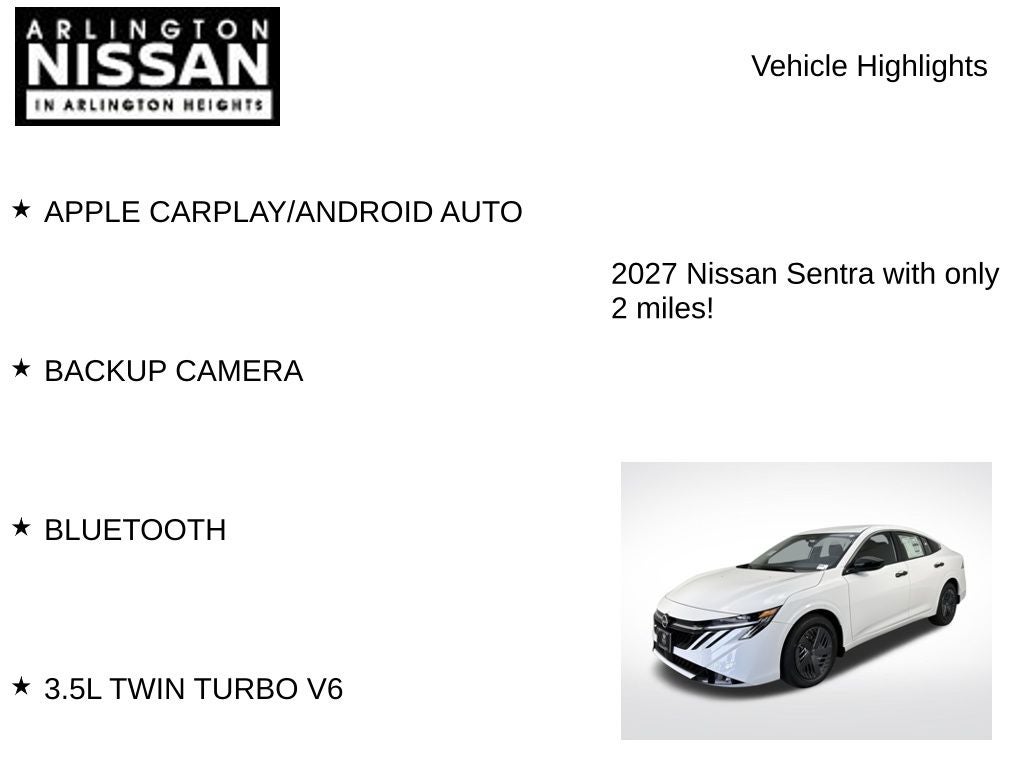 2027 Nissan Sentra S