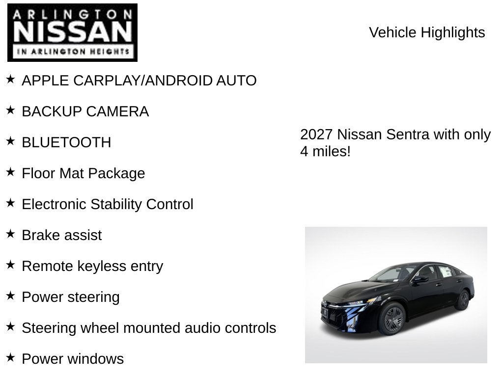 2027 Nissan Sentra S
