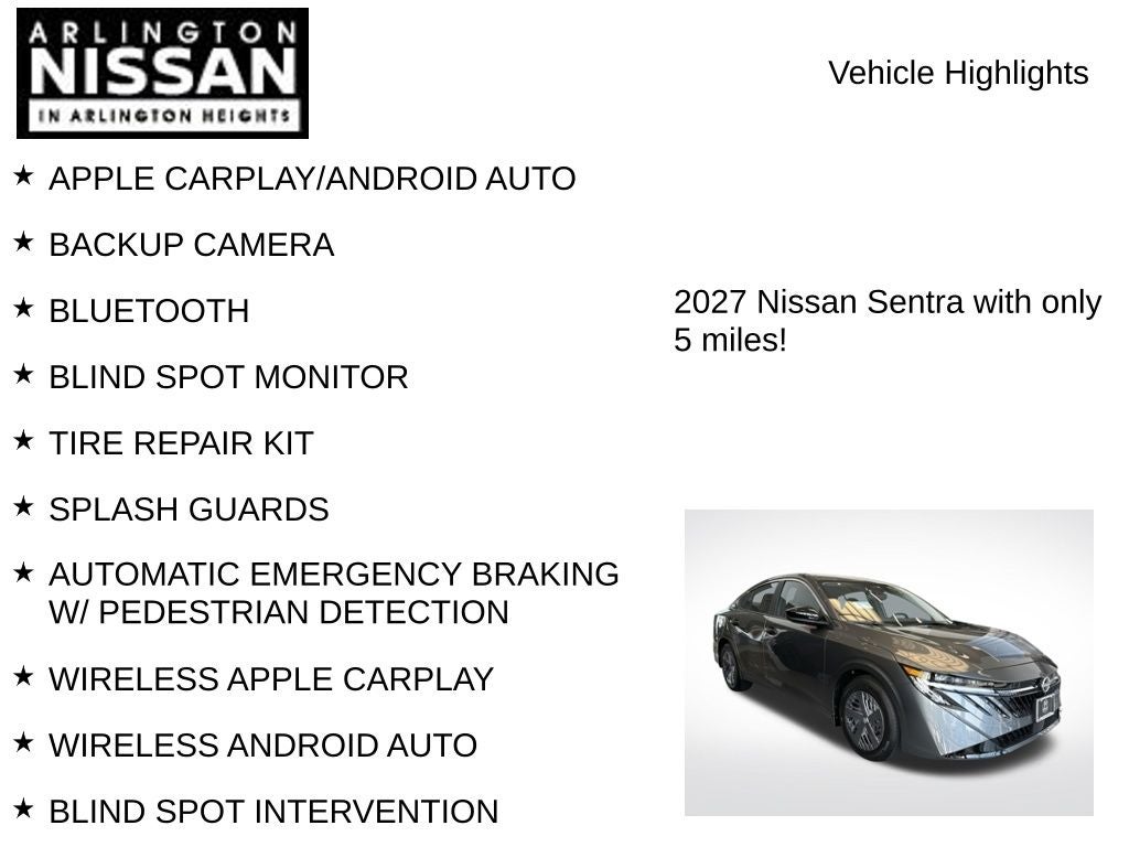 2027 Nissan Sentra S