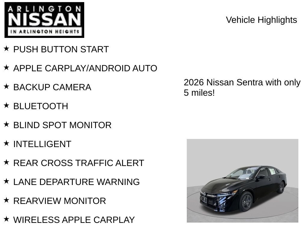2026 Nissan Sentra S