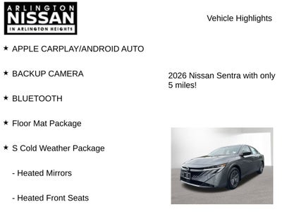 2026 Nissan Sentra S