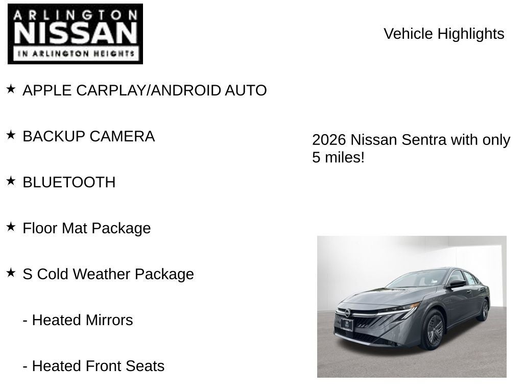 2026 Nissan Sentra S