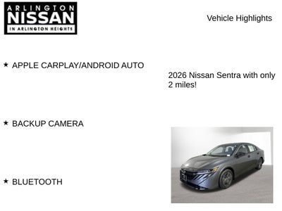 2026 Nissan Sentra S