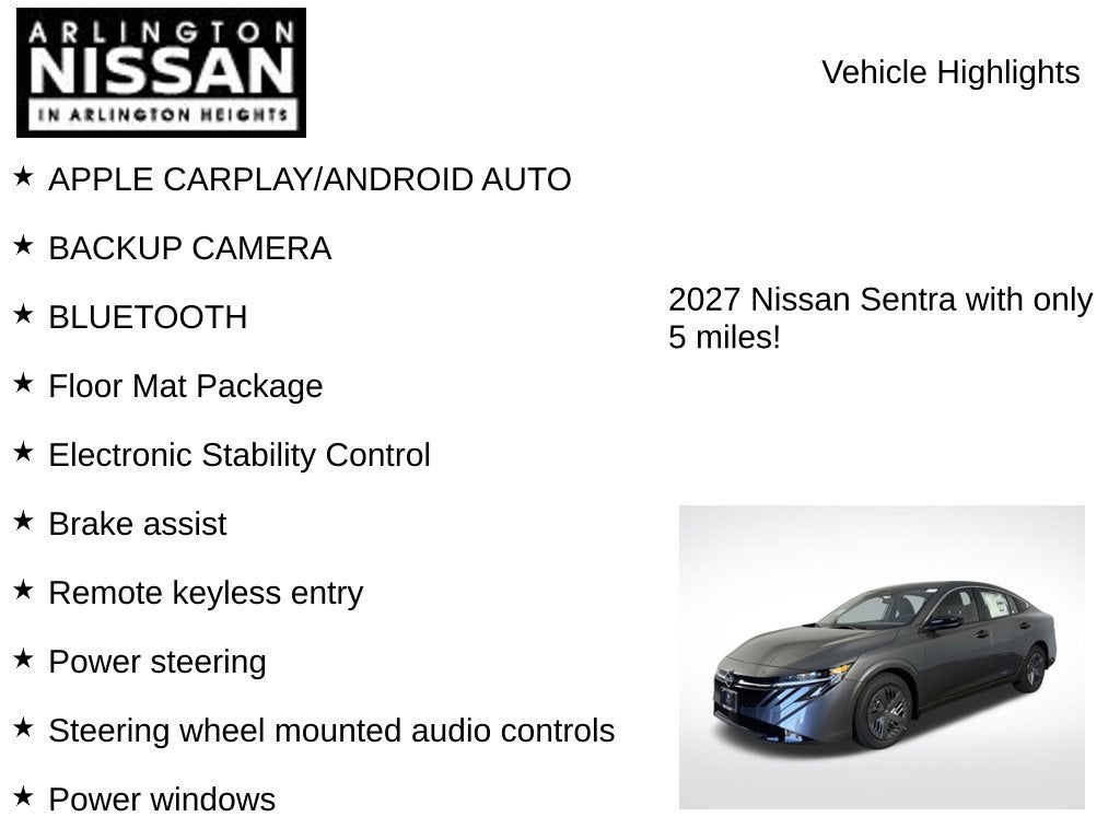 2027 Nissan Sentra S