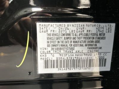 2026 Nissan Sentra S