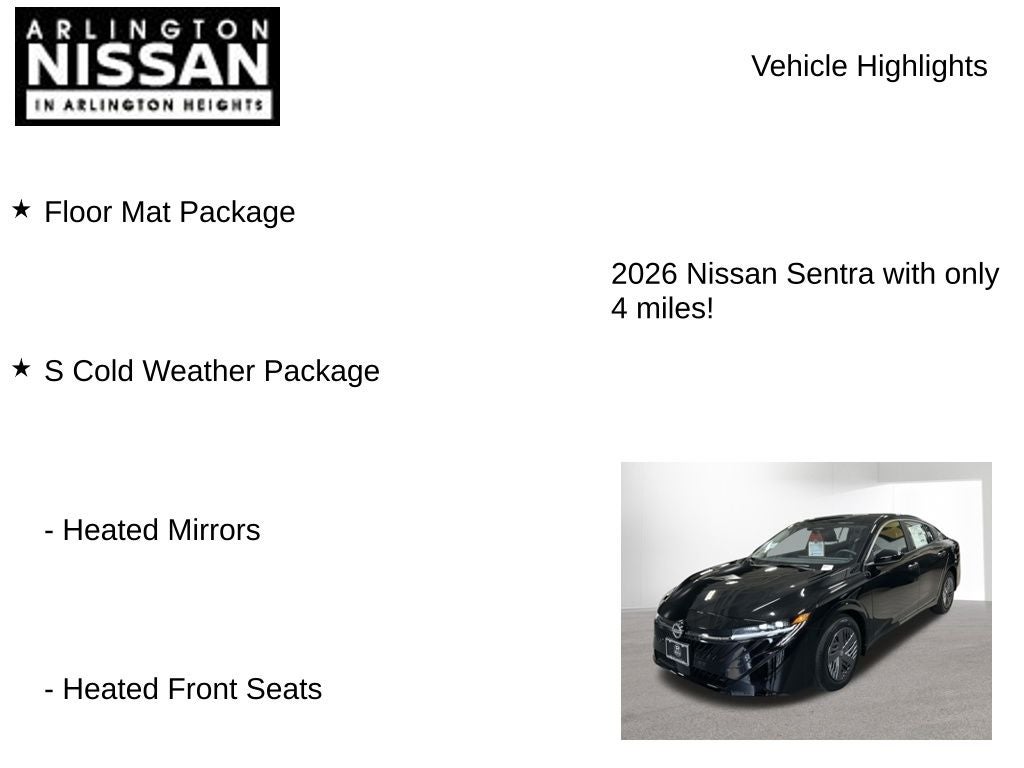 2026 Nissan Sentra S