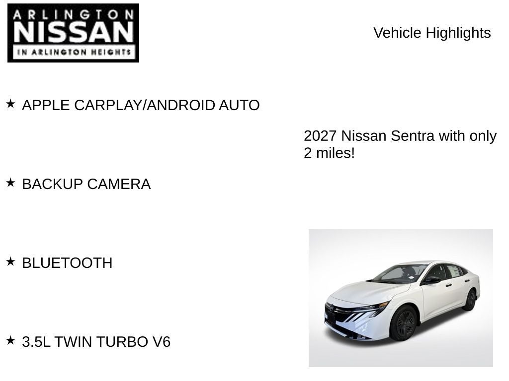 2027 Nissan Sentra S