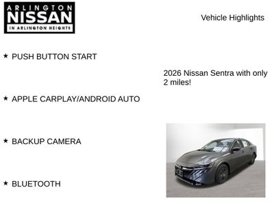 2026 Nissan Sentra S