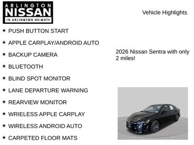 2026 Nissan Sentra S