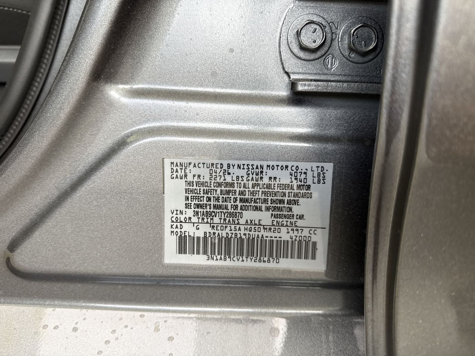 2026 Nissan Sentra SV